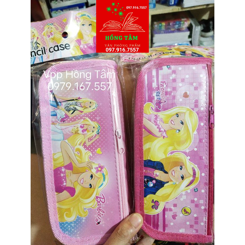 Ví vải hình barbie 2 ngăn