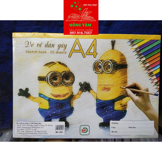 Vở vẽ a4 hd dày đẹp