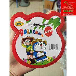 Hộp đựng phấn kèm giẻ lau hình gấu