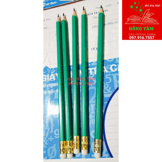 Bút chì pháp có đầu tẩy, chì gỗ 2B,HB