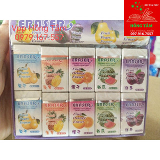 Tẩy chì hình hoa quả