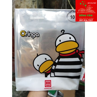 Tập 10c bọc vở ô li hồng hà và bọc sách chương trình cũ khổ 17*24cm