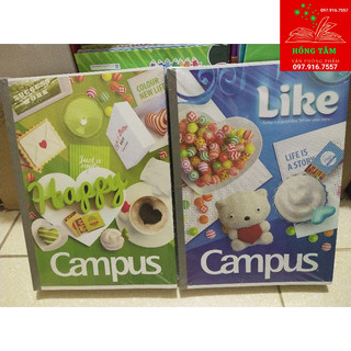 Sét 10 Vở cấp 2 Campus 80 trang GIF