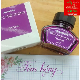 Mực cánh diều 30ml phổ thông màu Tím Hồng