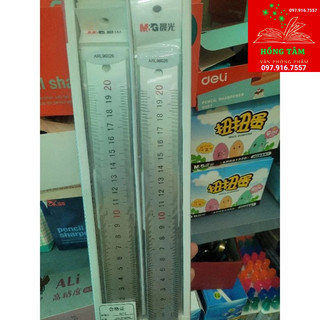 Thước kẻ nhôm 20cm m&g 96026 siêu bền