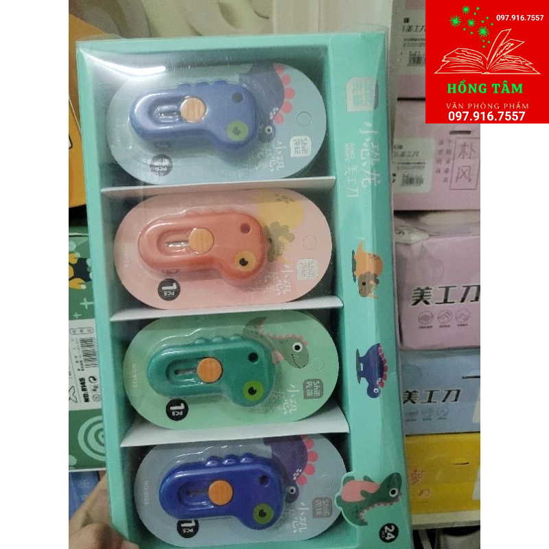 Dao trổ mini kute mẫu khủng long
