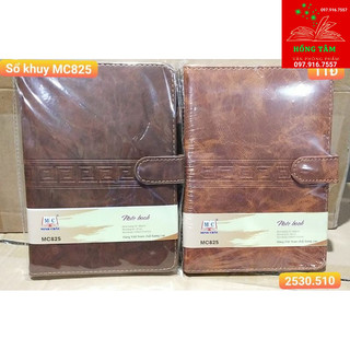 Sổ da cài khuy Minh Châu MC825