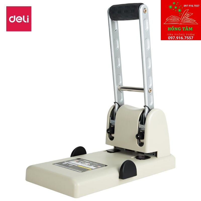 Máy đục lỗ 100 tờ Deli 0130( Đục lỗ 0130 deli)