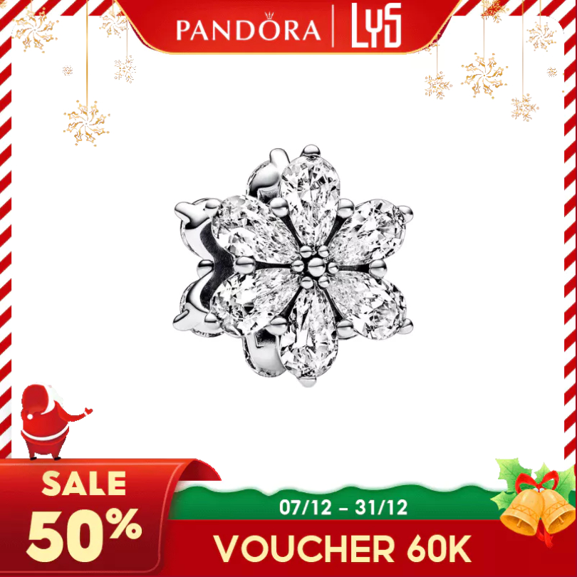 Charm Pandora Sparkling Herbarium Cluster Charm 1245 - Bạc S925