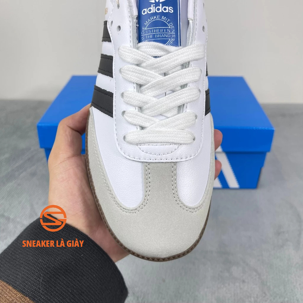 Giày Adidas Samba Vegan FW2427 White Black Gum - High Quality FULLBOX