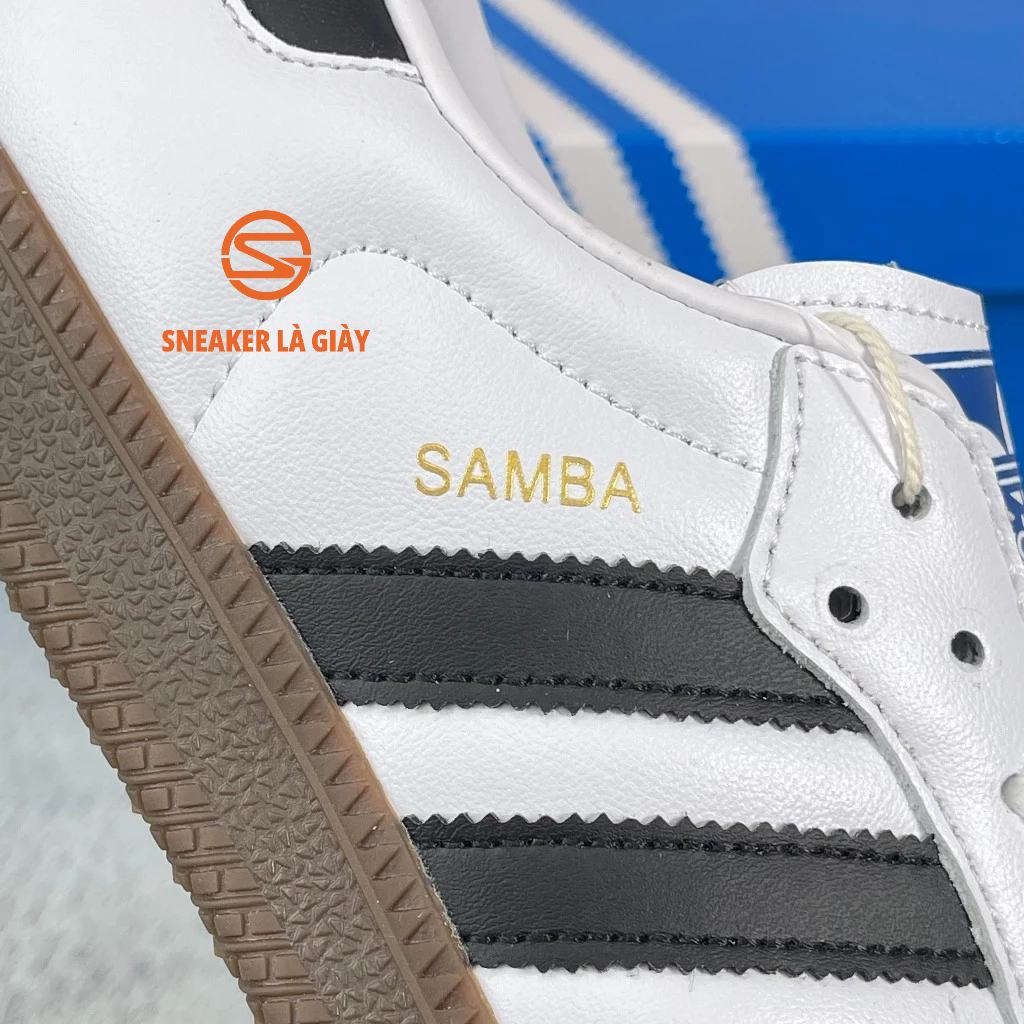 Giày Adidas Samba Vegan FW2427 White Black Gum - High Quality FULLBOX