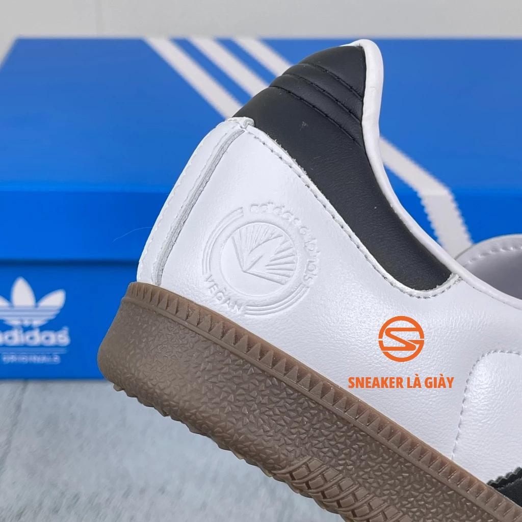 Giày Adidas Samba Vegan FW2427 White Black Gum - High Quality FULLBOX