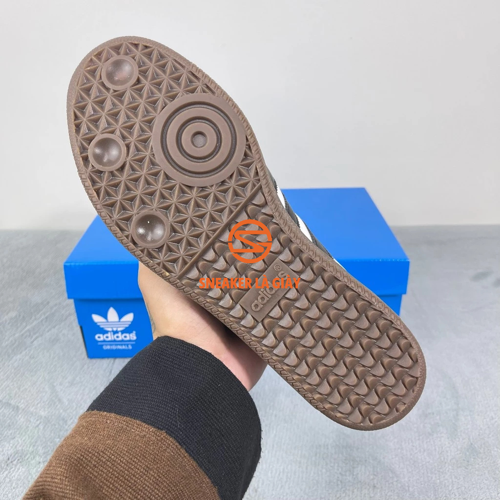 Giày Adidas Samba Vegan FW2427 White Black Gum - High Quality FULLBOX