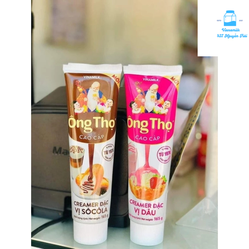 Mix thọ dâu và thọ socola dạng tuýp