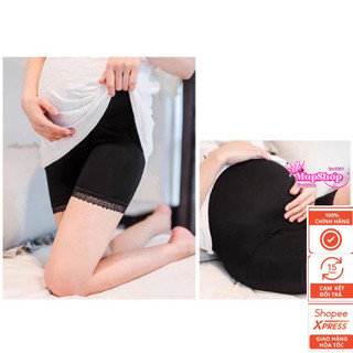 Quần đùi bầu mặc trong váy, quần váy bầu bigsize