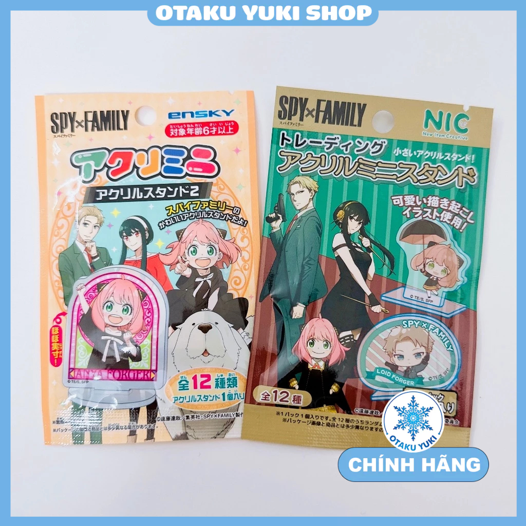 Pack Nhân Phẩm Acrylic Standee Spy x Family