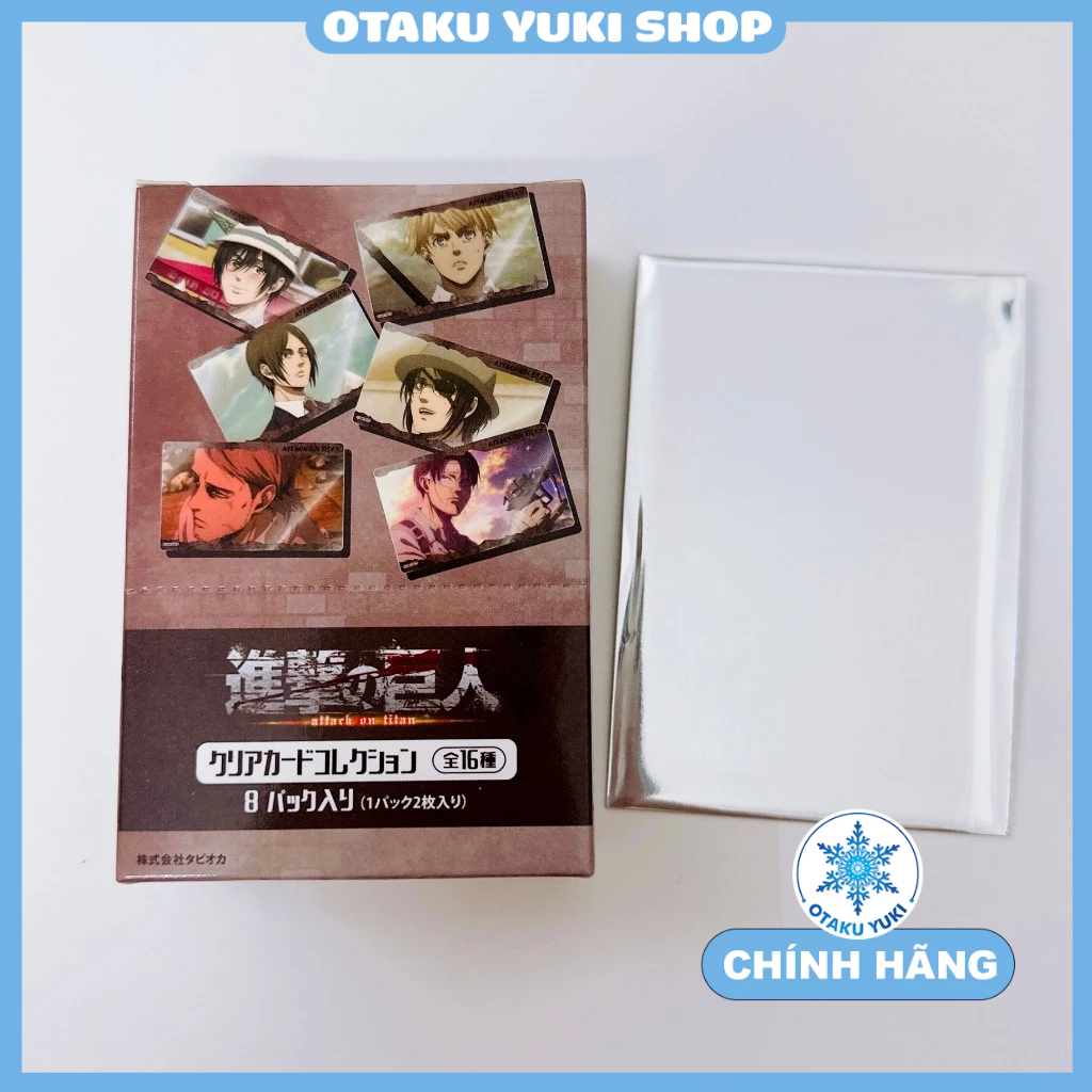 Gói Thẻ Nhân Phẩm Pack Card Attack on Titan Clear Card