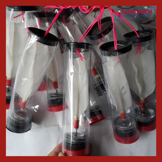 Chùm 10 Quả Cầu Đá Lông Gà Pin Sắt