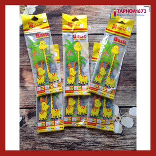 SET 2 Bộ Eke Thước Kẻ Hồng Hà 4 Món Đẹp