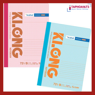 SET 5 Vở Klong 72 Trang Mã 808 Kẻ Ngang Đẹp