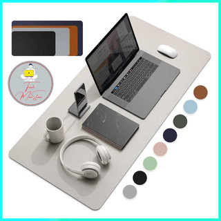 Lót Bàn Làm Việc Bằng Da Chống Nước, Miếng Lót Chuột Cỡ Lớn Decor Bàn Làm Việc Văn Phòng, Kiêm Tấm Lót Bàn Phím