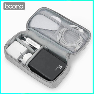 Túi đựng phụ kiện điện tử, cáp sạc pin dự phòng chuột máy tính Macbook Laptop Ipad hãng Baona (Boona) trinhmacstore