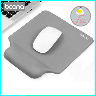 Lót chuột silicon Baona, (Mouse Pad) bàn di chuột kiêm đệm kê tay 2 in 1 tiện lợi Trinhmacstore