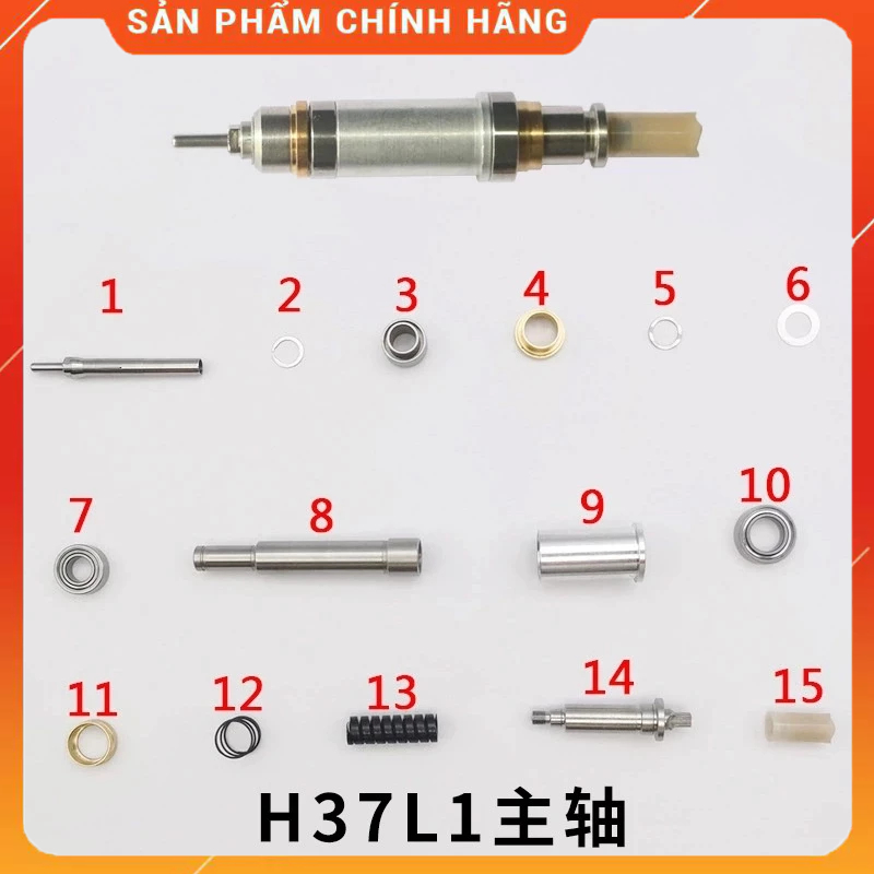 Phụ kiện thay thế lắp đặt sửa chữa tay mài H37L1 và các dòng tay của các máy mài khác cùng hãng saeyang tương ứng