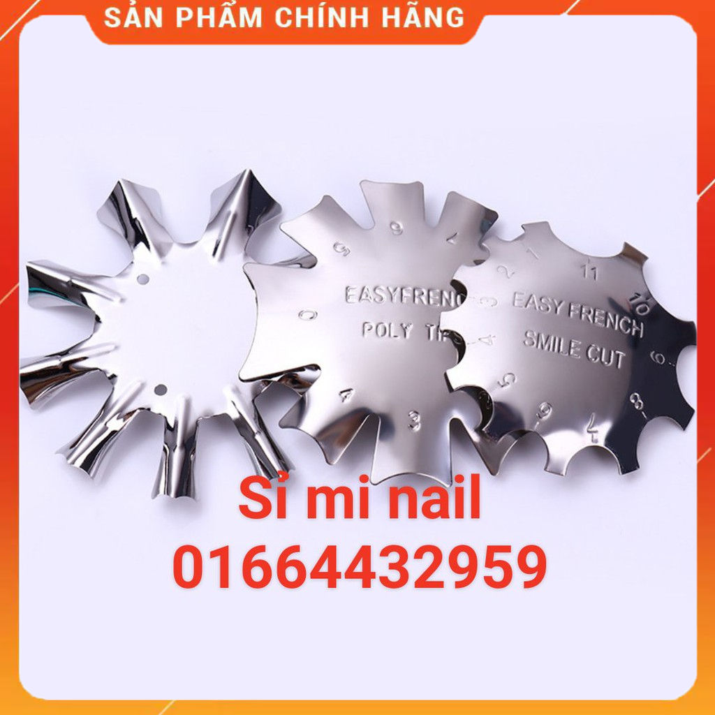 French innox chuyên cắt móng bột. Giúp dễ tạo nhanh mọi khuôn cước mong muốn.