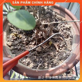 Móc rễ cây cảnh bonsai thép ko gỉ cán gỗ