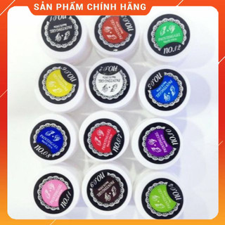 gel vẽ 12 màu đẹp..set gel vẽ đẹp chất gel đẹp đặc cho thợ nail Giá lẻ màu 10 - 15- 20k tùy màu.