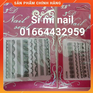 Hình dán 3d kiểu zen trang trí móng rất đẹp các kiểu zen đa dạng các thợ dẽ dàng sáng tạo mẫu nail