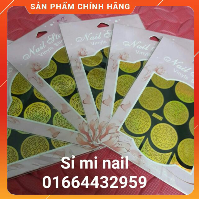 Hình dán sticker nail tạo kiểu sơn khuôn sẵn mẫu mới 2017. Nhiều kiểu hình đa dạng giúp tạo kiểu hình sơn móng