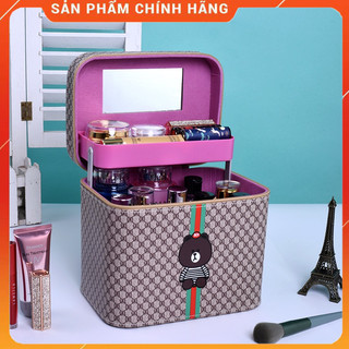 Cốp vải đựng dụng cụ nối mi, đồ trang điểm nhỏ gọn, chất liệu vải đẹp bền