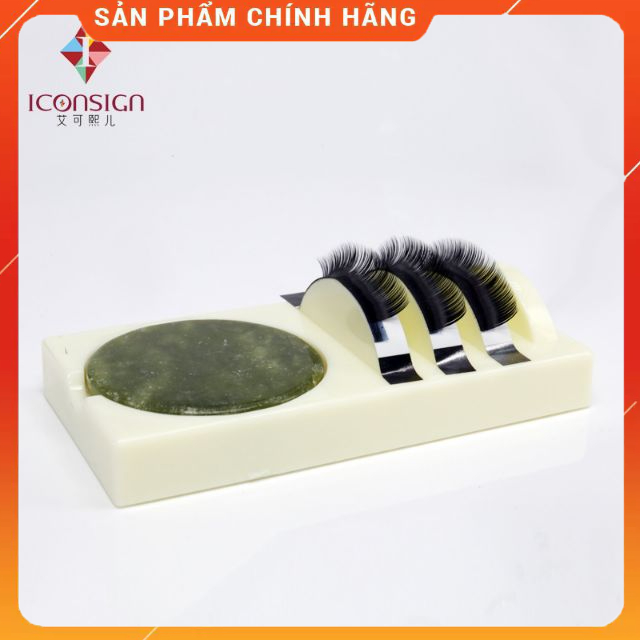 Khay nhựa composit mềm dẻo để keo nối mi nối thuận tiện cực sang trọng có các vạch chia hàng mi giúp lấy nhanh