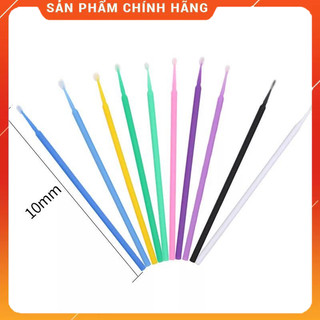 Túi bông tăm 25 que sử dụng cùng sáp giúp tháo mi. Đầu bông tăm nhỏ ít hao keo sáp tháo.