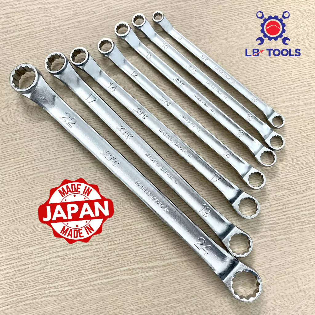 🎌Made in Japan🎌Cờ lê hai đầu tròng KTC Nhật - Bộ cờ lê nhật sử dụng trong hãng Yamaha và Honda VN