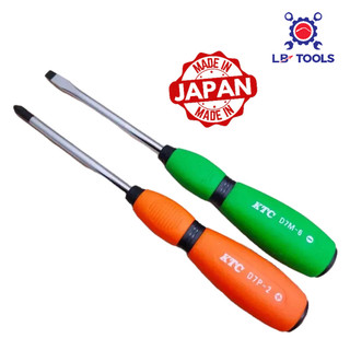 Cặp tô vít Nhật KTC TD702 gồm 2 cái tô vít 2 cạnh và 4 cạnh dài 230mm - Made in Japan