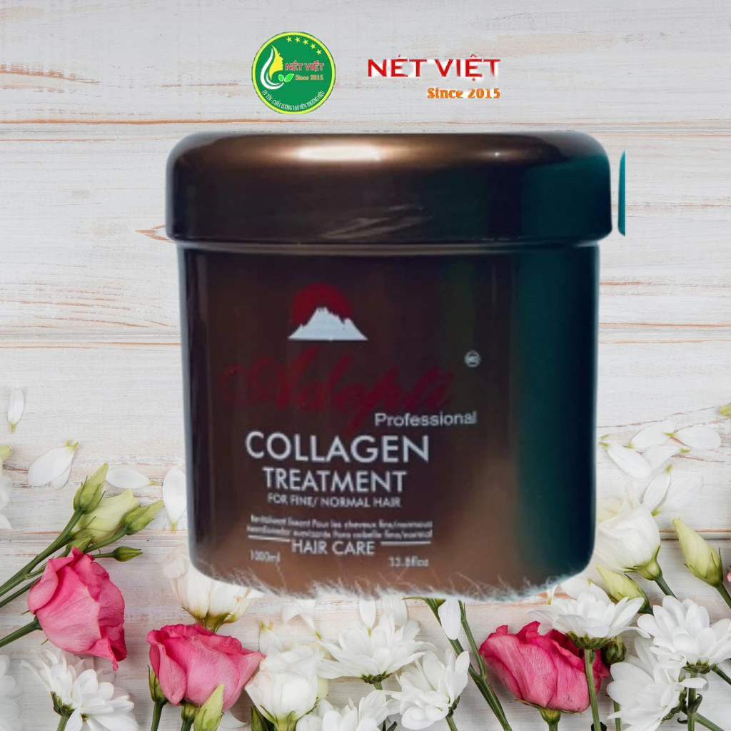 Ủ tóc COLLAGEN, siêu mềm mượt tóc, kem ủ tóc adepti - chính hãng từ TÓC NÉT VIỆT