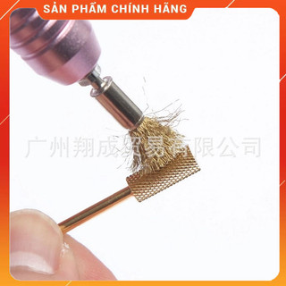 Đầu phủi bụi móng bám trên các loại đầu mài dạng trụ bằng lắp máy mài móng cực thích giúp vệ sinh sạch
