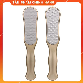 Cây chà da chết ở gót chân 2 mặt trà thô mịn đầu trà có độ nhám cao bằng thép inox chống rỉ chống nước. chà gót inox