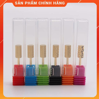 Đầu mài đồng dạng trụ bằng Loại tốt Giúp phá bột phá đắp gel phá sơn. Có 3 kích cỡ. F mài mịn. M là mài vừa.