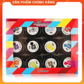 set bột đắp hoa 12 màu không lh hiệu hongnuo