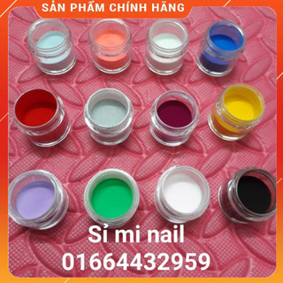 Bột đắp móng hoa chính hiệu niko xuất mỹ chất liệu bột cực mịn cực dẻo siêu thích... bột có các màu cơ bản và