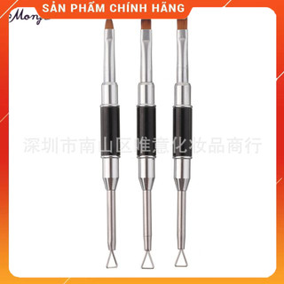 Cọ cạo phá sơn gel 2 đầu . cọ đắp hoa 2 đầu. Cọ đắp gel 2 đầu. Có 3 mẫu tiện lợi .mẫu 1 cạo sơn và đắp hoa.