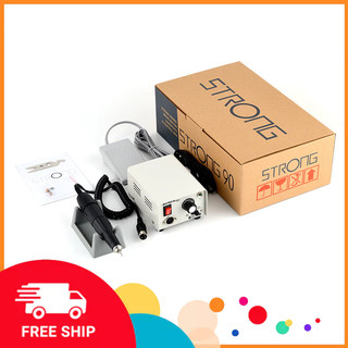 [free ship]Máy mài móng Strong 90 tay mài 102L chính hãng, mài nail nha khoa kim hoàn sửa chữa điện thoại