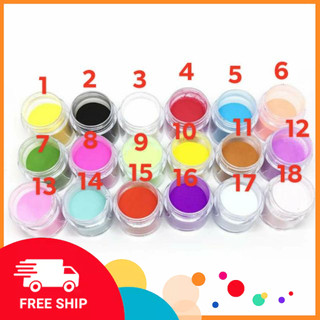 Set bột đắp hoa 18 hũ 10g. Bột mỹ đắp hoa siêu mịn siêu dẻo. Set bột đắp hoa bột mỹ loại tốt. Hũ 10g