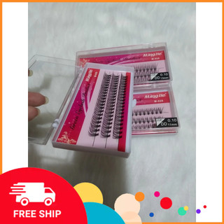 Mi nối dạng chùm mã m028 hiệu mingjie khay trắng công nhiều giúp thợ nối kiểu mi chùm nhanh hơn chất liệu mi nhẹ