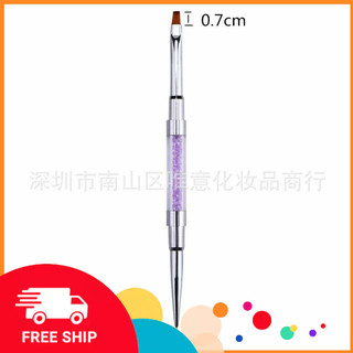 Cọ nét 2 đầu. Cọ đắp gel 2 đầu loại tốt. 1 đầu là cọ râu cọ nét nhỏ đẹp.