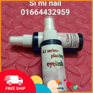 Nước vệ sinh rửa mi dung tích 100ml trước khi nối mi serie loại 1 giúp vệ sinh sạch keo mi còn sót lại